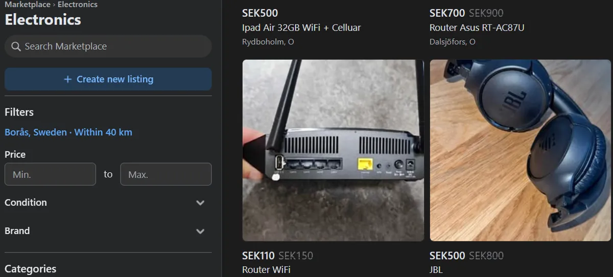 Facebook Marketplace