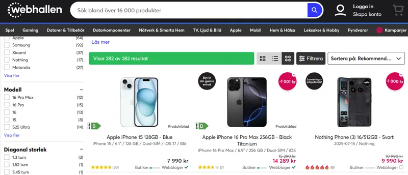 Jämförelse mellan populära butiker – så skiljer sig villkoren