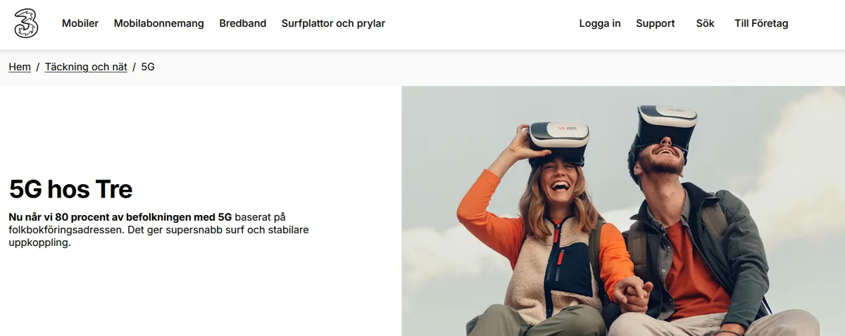 Tre utmärker sig i uppladdning – snabbast i landet