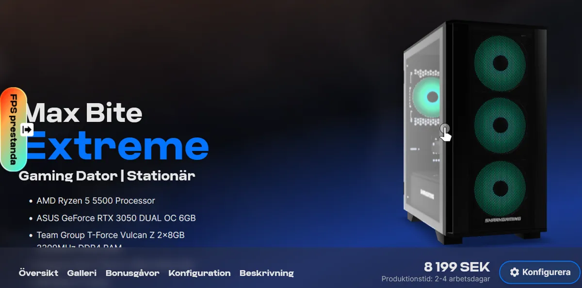 Shark Gaming “Max Bite”