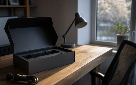 Tom grafikkortsförpackning symboliserar en annullerad RTX 5090-order